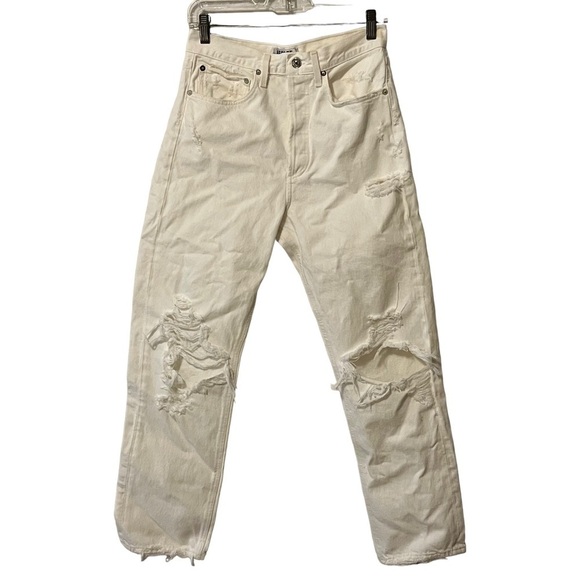 Agolde Women's Cream Jeans - Picture 10 of 16